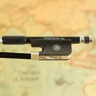 34 размера, виолончель из углеродного волокна, лук из черного дерева, лягушка, никель, серебро, крепление на натуральный черный конский волос, виолончели, запчасти, аксессуары 100CB