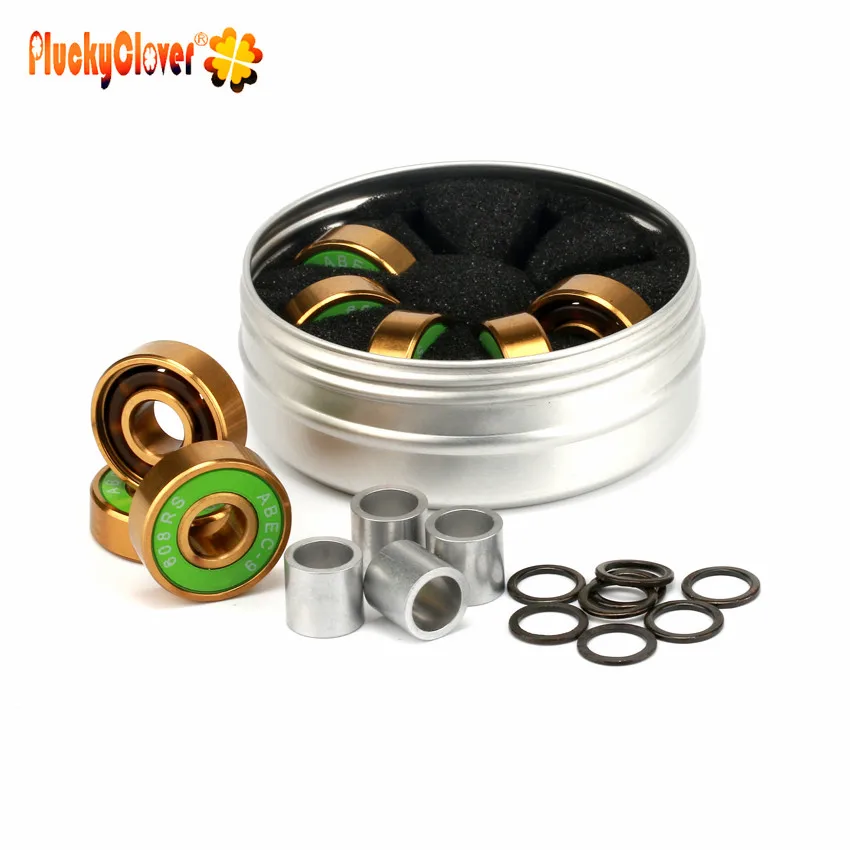 8 шт. шарикоподшипники из титана для скейтборбоадов скутеров роликовый подшипник