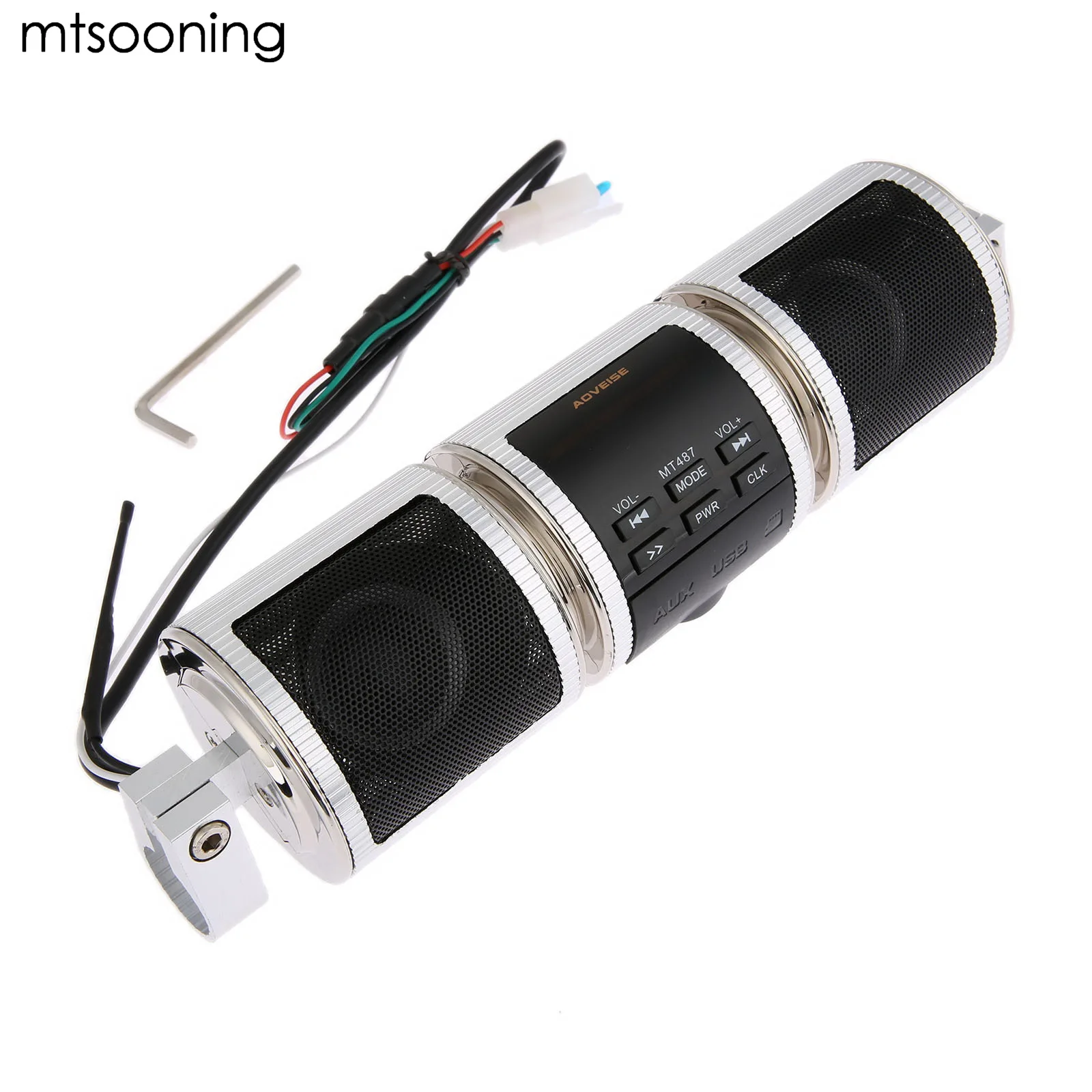 BlueTooth колонки mtsooning для мотоциклов аудиосистема стереонаушники поддержка MP3 USB tf