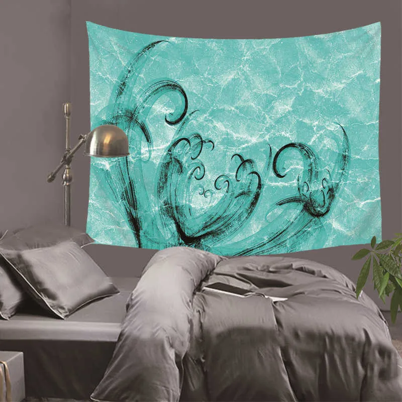 Индийская МАНДАЛА ГОБЕЛЕН висящий ветер куранты печать богемный настенный