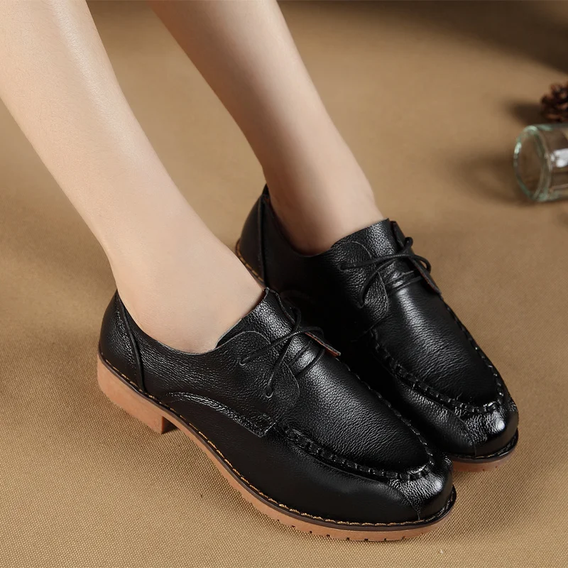 MYCOLEN/женские оксфорды классическая женская обувь из натуральной кожи женские
