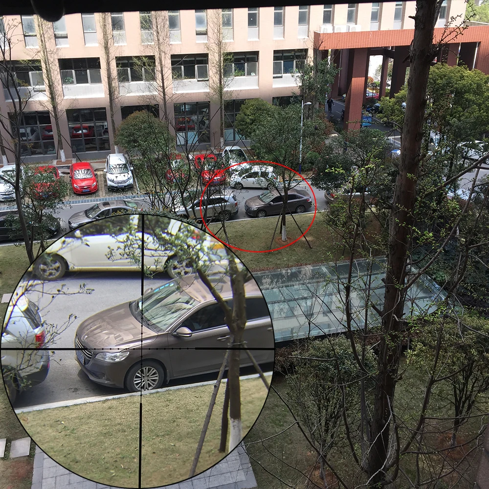 Компактный Охотничий Тактический широкоугольный винтовочный прицел 4X32 aкол с