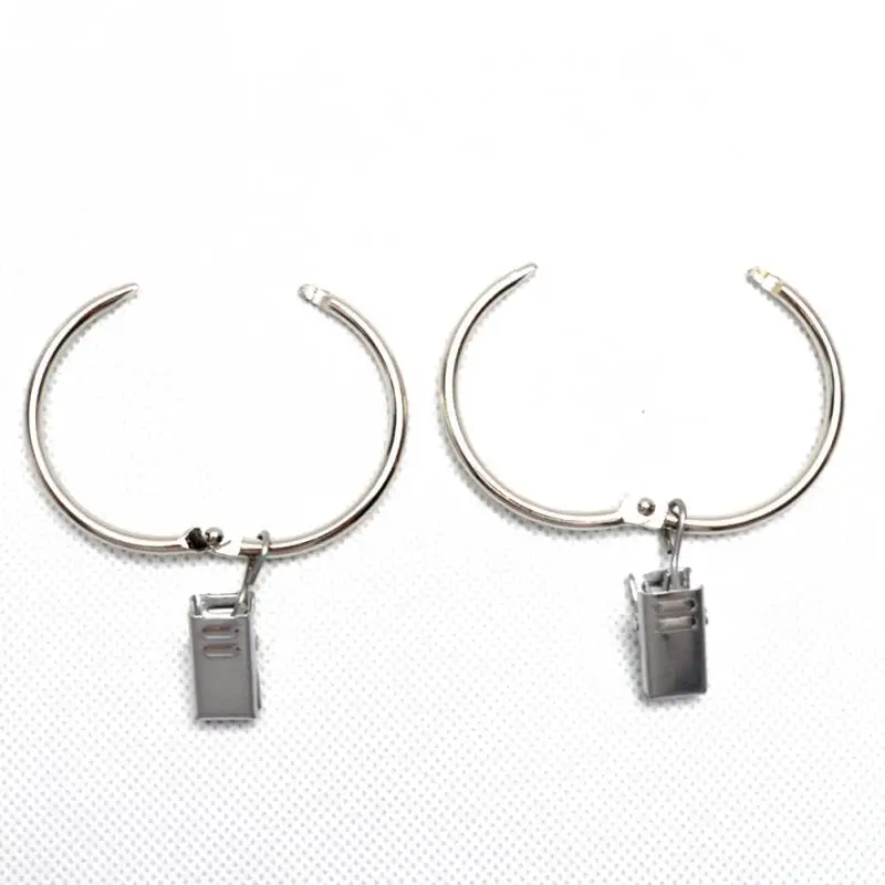 10 шт. прищепки из нержавеющей стали крюк зажимы для белья портативный