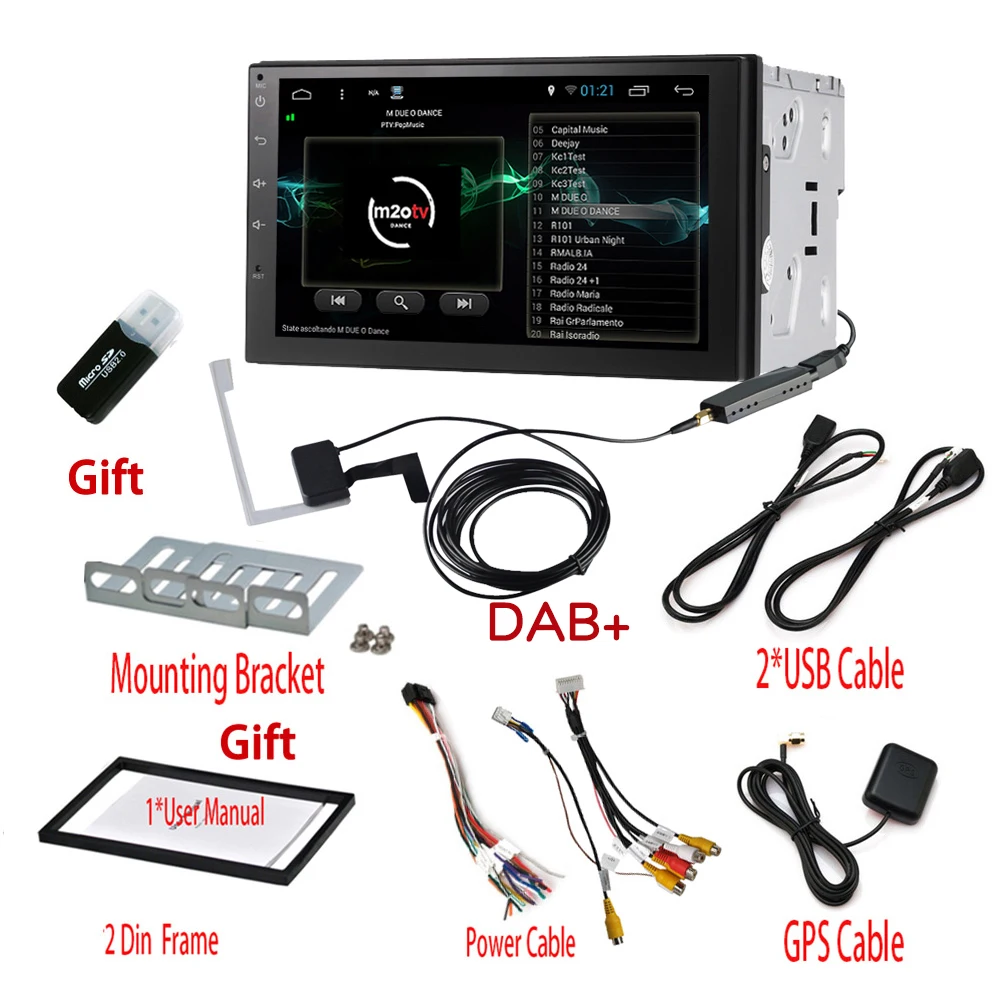2019 Новый 2din android автомобильный Радио Авто bluetooth двойной din мультимедиа