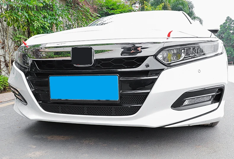 Для Honda Accord 10th Автомобильная сетка для скрининга насекомых Передняя Решетка Вставка сетчатые аксессуары