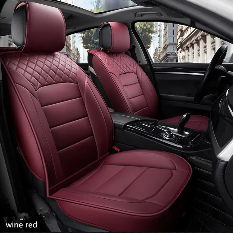 1 шт. высококачественный кожаный чехол на переднее сиденье автомобиля