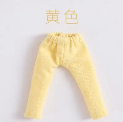 9 yellow Новая Одежда для кукол спортивные штаны в полоску для ob11 Одежда для кукол для ob11, holala, obitsu11, 1/12 bjd аксессуары для кукол Одежда для кукол - Цвет: 9 yellow