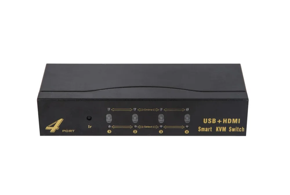 USB HDMI KVM переключатель, концентратор мультикомпьютер 4 порта 4 в 1 переключатель автоматический переключатель сканирования 1080P 1,4 HDMI Версия