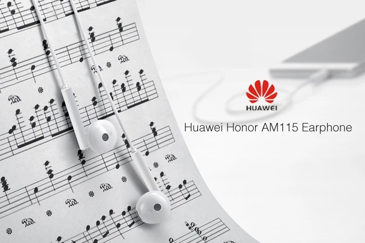 Honor AM115 наушники-вкладыши с дистанционным управлением длина кабеля 1,1 метров для huawei P9 p10 Mate9 Honor 8 смартфон