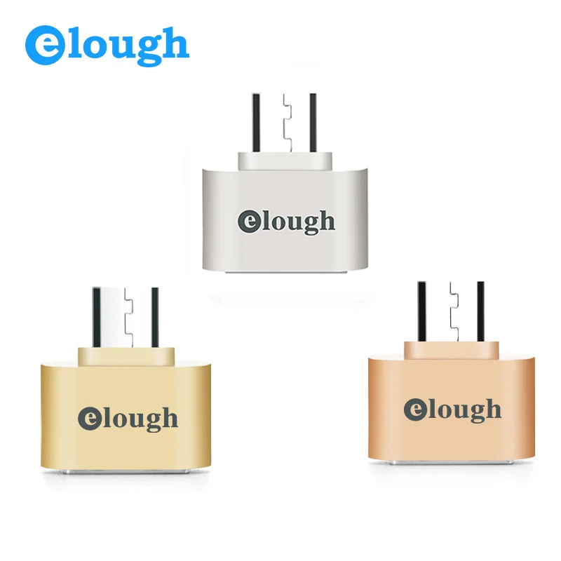 Elough OTG Micro USB адаптер для флеш-накопителя ПК OTG конвертер для samsung Xiaomi HUAWEI Microusb мобильный телефон мини OTG адаптер
