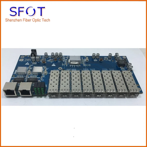 

5pcs 8 RJ45 ports + 2 SFP ports POE reverse switch board kits, and add 3pcs 8 SFP ports + 2 RJ45 ports normal switch board
