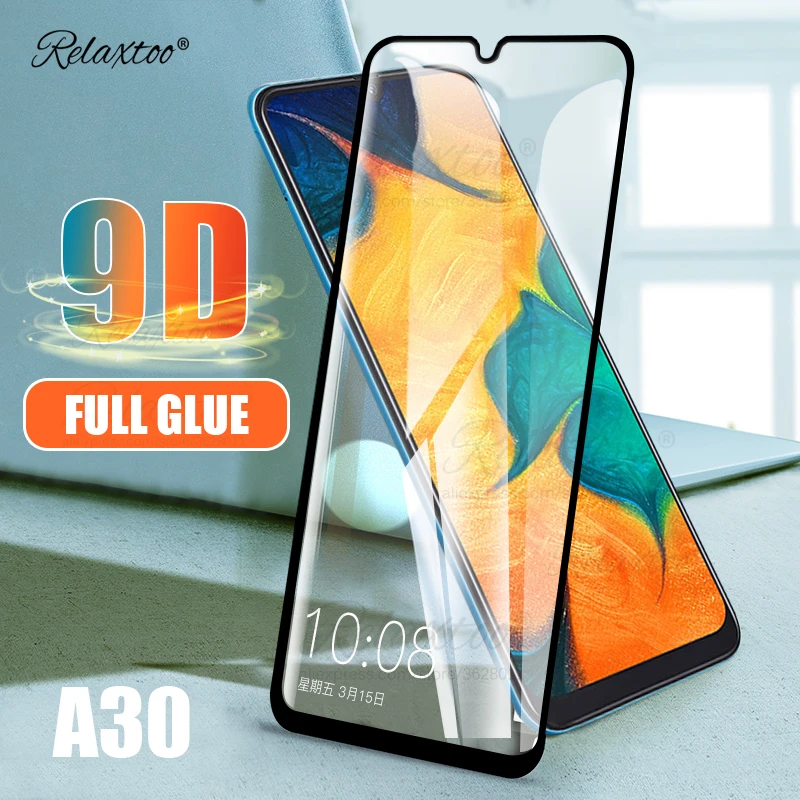 9D закаленное защитное стекло для samsung Galaxy A30 A305F Защитная пленка экрана A30S SM-A307F