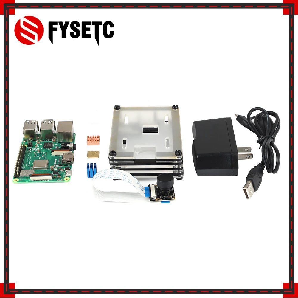 Raspberry Pi 3 Model B + RS плата теплоотвод ABS чехол/Чехол Alicylic чехол 5V 2.5A источник питания 5MP
