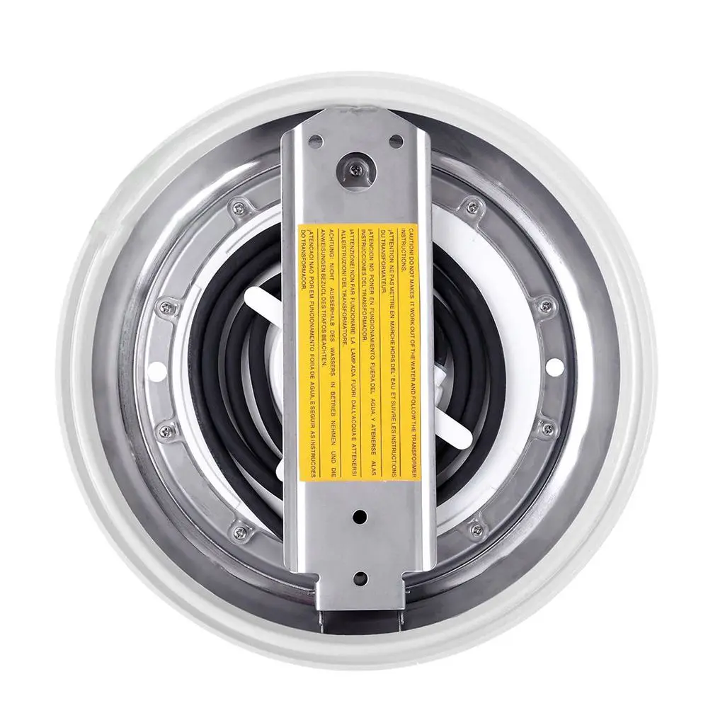 

18w Stainless+PC filled LED swimming pool lights RGB multi-color 12v