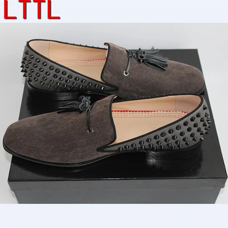 LTTL Бренд Моды Мужская Обувь Квартиры С Повседневная Мужской Бездельников