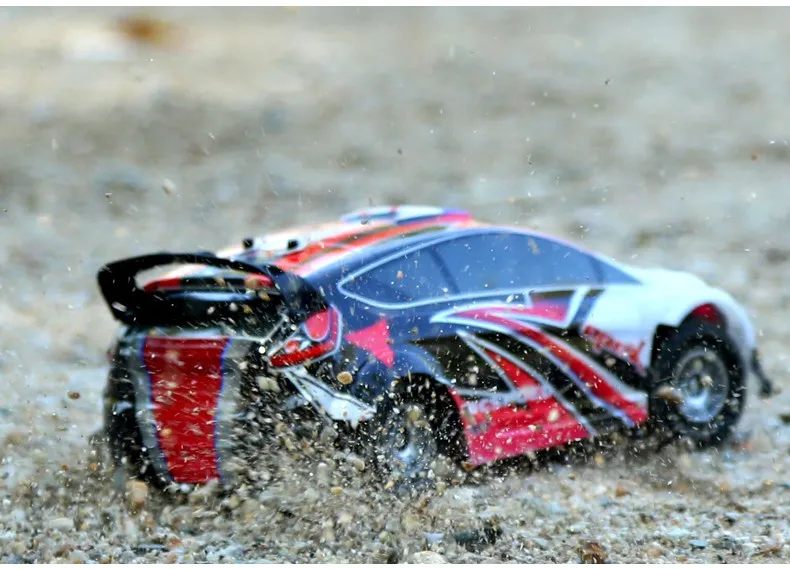 WL Toys 1:18 полностью пропорциональный 2,4G автомобиль с дистанционным управлением 4WD внедорожник Vehice RC автомобиль Высокая скорость 45 км/ч дрейф Bajas готов к запуску
