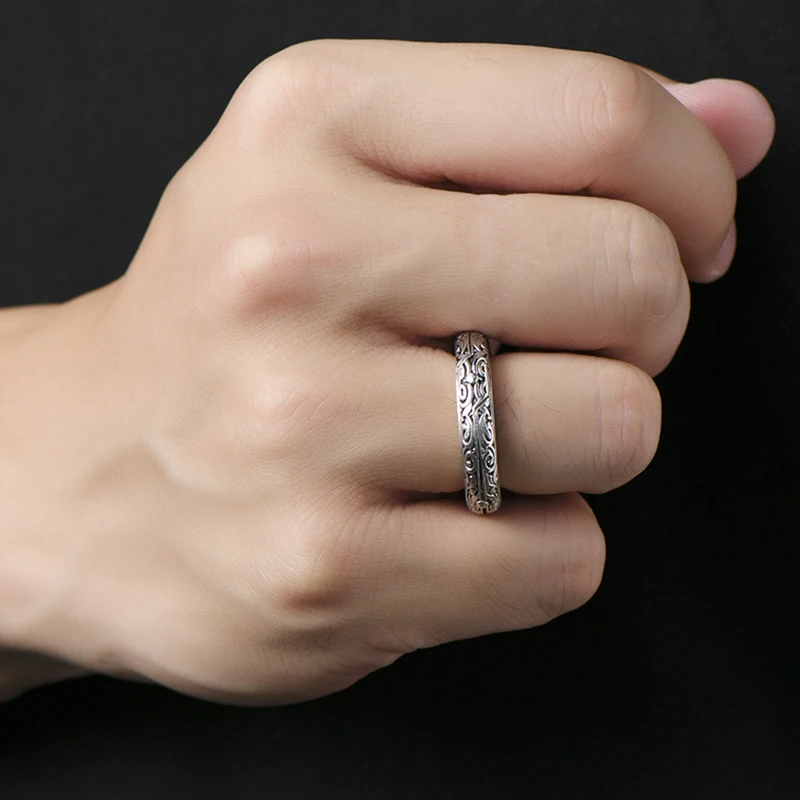 Creative Astronomical Sphere Ball Rings Universe Complex Rotating Clamshell Couple Lover Women Ring Germany Gold Jewelry Gifts