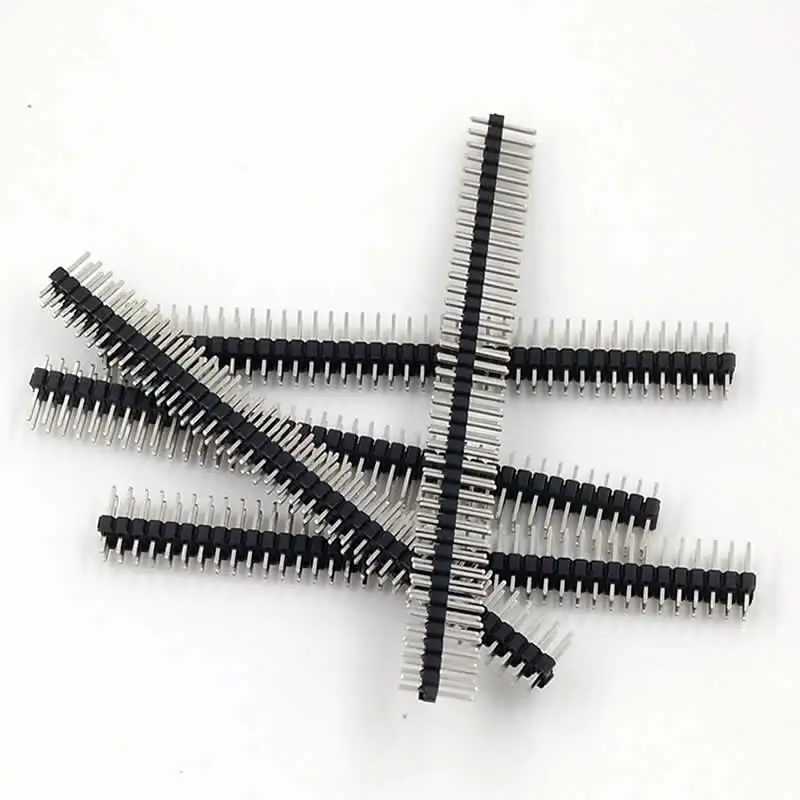 15 шт./лот 2 54 мм штыревой разъем двухрядный прямоугольный 2*40 штыревых 80 штырьков