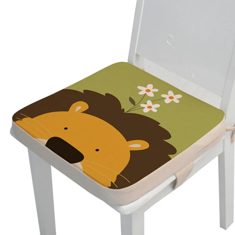 40x40x5 cm Lion 40*40*10 см подушка-подстилка для детского кресла, противоскользящая Водонепроницаемая подушка для детского стула, регулируемая подушка для стула - Цвет: 40x40x5 cm Lion