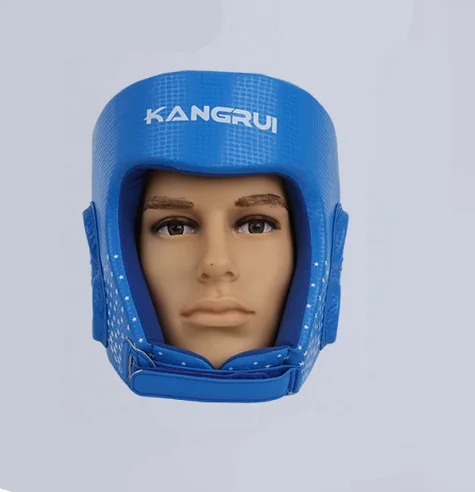 blue MMA шлем профессиональный головной убор кикбоксинг каратэ защита для головы ProForce мужские защитные головные уборы спарринговый шлем боевые действия - Цвет: blue