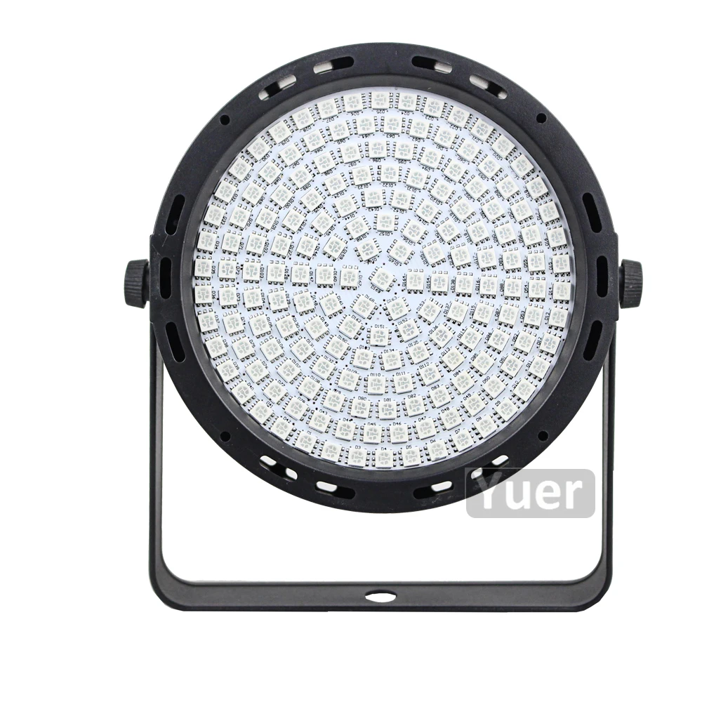 4 шт./лот KTV дома вечерние светодиодный стробоскоп Par Светильник 169 шт. RGB 3IN1 SMD 5050 светодиодный плоский DJ диско-светильник для свадьбы и вечеринок бар Flash Par Светильник