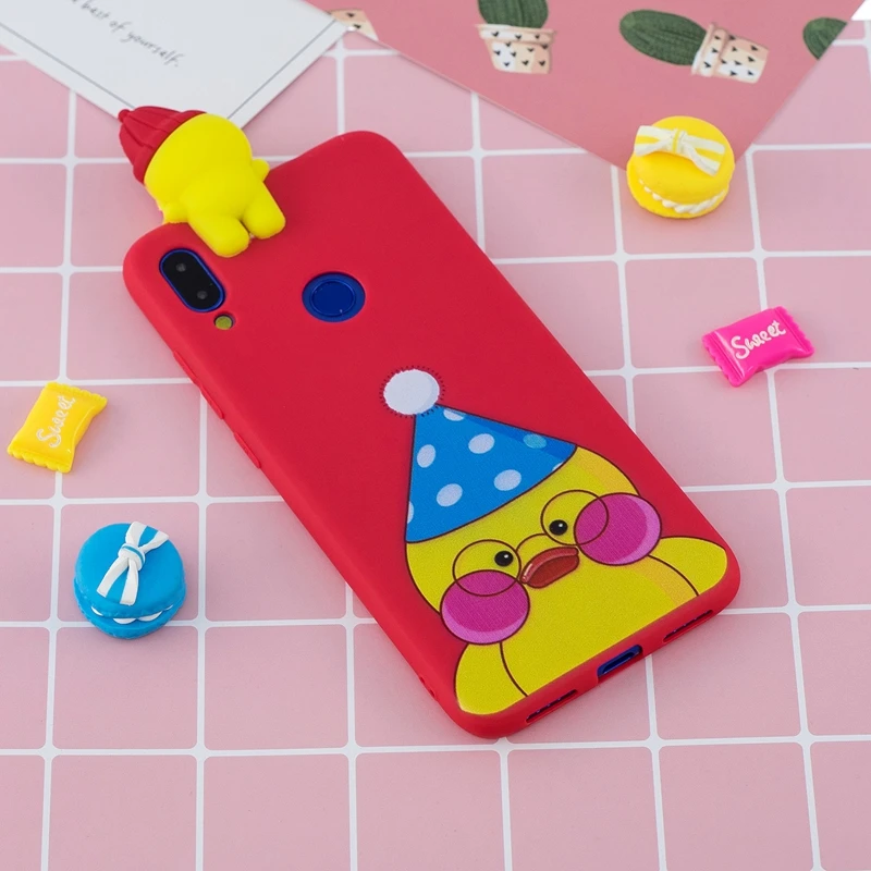 Чехол для Xiaomi Redmi 7 чехол мягкий из ТПУ с 3D рисунком панды единорога Redmi7 Etui |