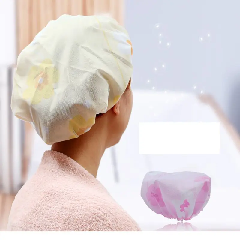 Elegant Type Waterproof Shower Cap For Salon With When Cooking In The Kitchen And Daily Cleaning Garments | Дом и сад