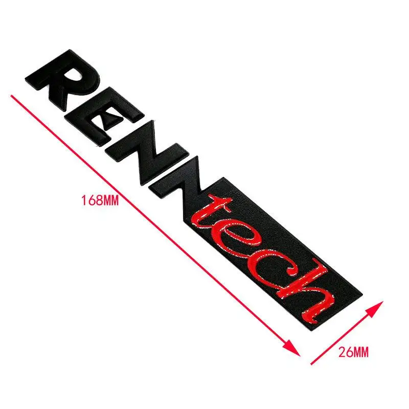 RENNTECH стикер для автомобиля из металлического сплава эмблема эмблема|Наклейки на