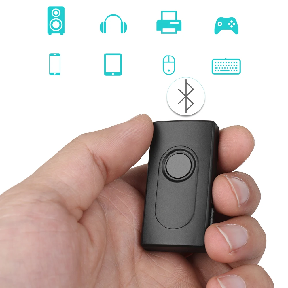 Беспроводной bluetooth передатчик и приемник адаптер для стереозвука музыкальный с