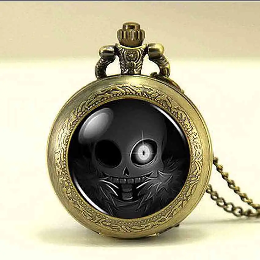 Колье с кулоном в стиле стимпанк Винтажное колье виде черепа для мужчин и