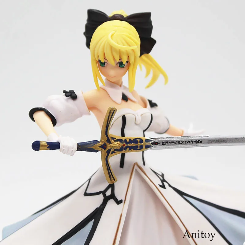 Fate Stay Night Saber белый костюм фигурка 1/8 Масштаб Окрашенные Ver. Лилия ПВХ фигурка коллекционная игрушка 18 см KT4084