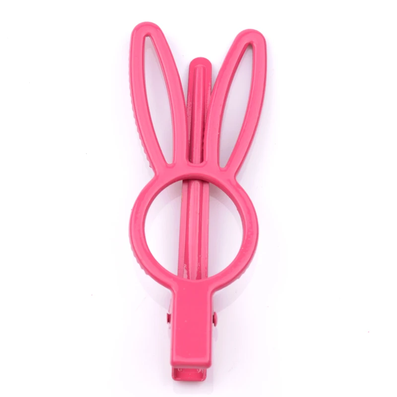Girls Cute Rabbit Ear Hairpins Hair Clips Solid Color Hairgrip Geometric Barrettes Fashion Jewelry For Women Accessories |