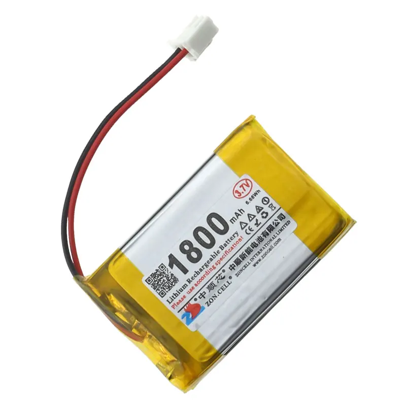 polymer lithium ion battery 3.7 V 1800 mAh 503048 x2P 103050 | Электроника