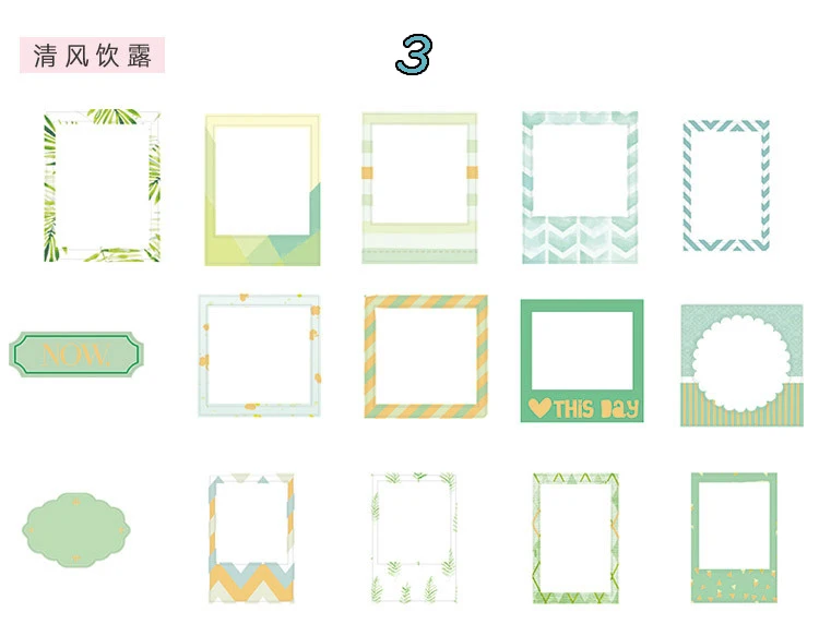 15 шт. альбом ежедневного деко Bullet Journal Stikers INS DIY Palnner
