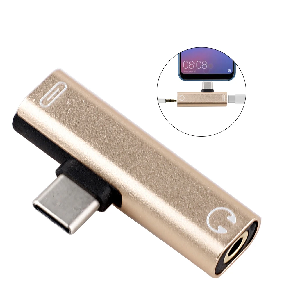 2 в 1 usb type C конвертер на 3 5 мм Aux Jack адаптер USB зарядка удлинитель для Xiaomi Mi 9 8 A2 Lite