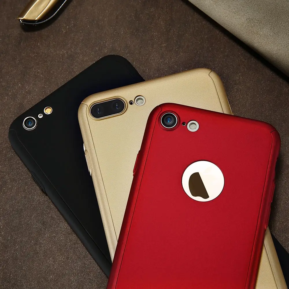 Floveme чехол для iPhone 6S 7 Plus 5 5S полный защитный 360 градусов задняя крышка 6 6s