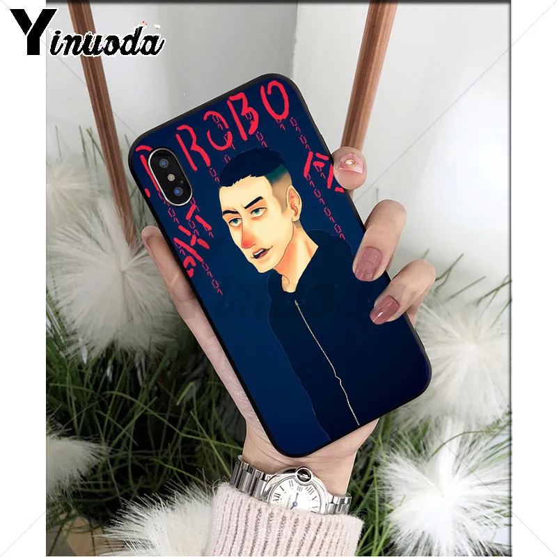Мягкий чехол Yinuoda Mr Robot из ТПУ для сотового телефона Apple iPhone 8 7 6 6S Plus X XS MAX 5 5S SE XR