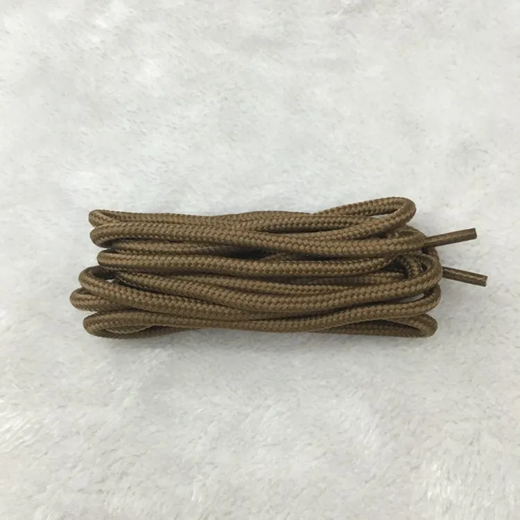 Yellow brown 1 пара, 20 цветов, новые шнурки, высокое качество, полиэстер, одноцветные, классические, круглые шнурки, повседневные, спортивные ботинки на шнуровке, 90 см, 120 см, 150 см, YD-1 - Цвет: Yellow brown