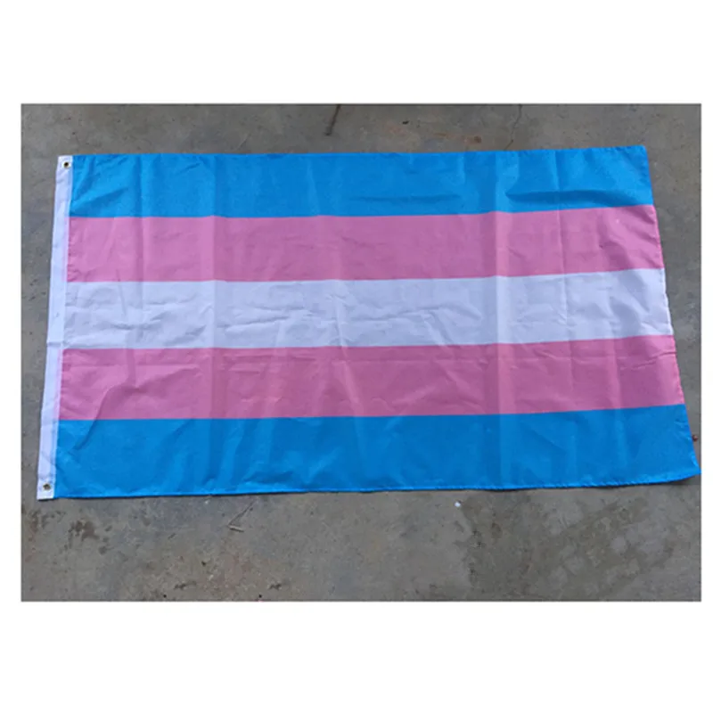 3x5 футов Радужный трансгендер флаг для геев лесбиянок ЛГБТ 90*145 см полиэстер