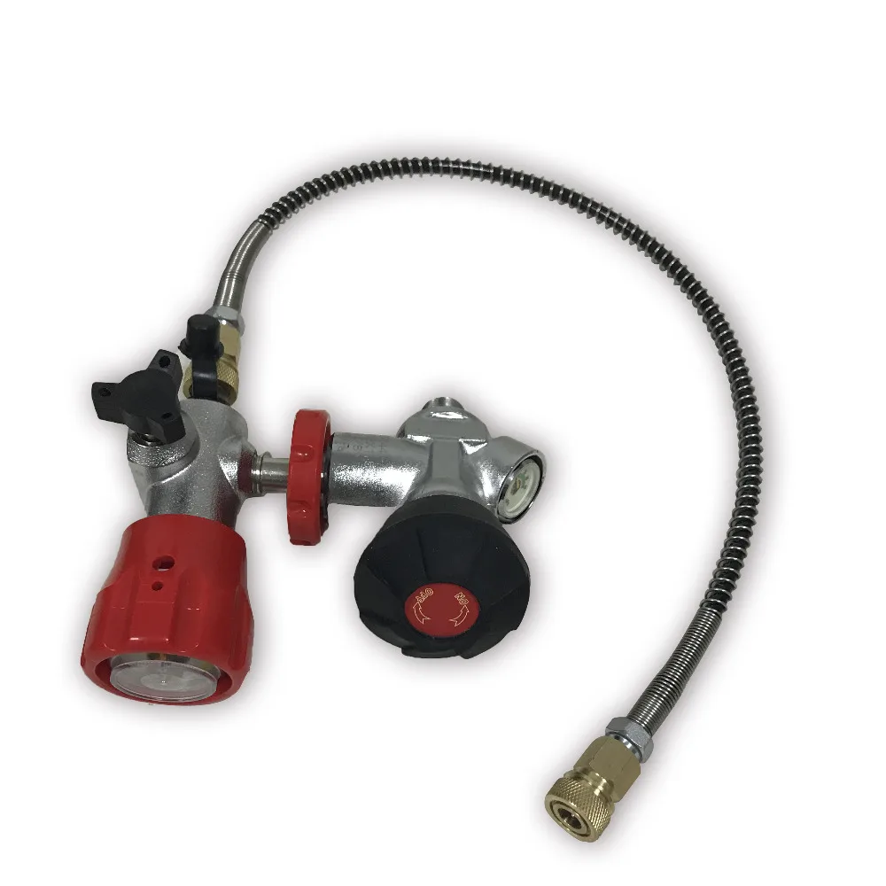 Online AC301 Pcp Gauge Ventil Pcp Luftgewehr/Airforce Scuba Tauchen Füll Station 4500Psi Für Hochdruck Zylinder Unterwasser Luftgewehr