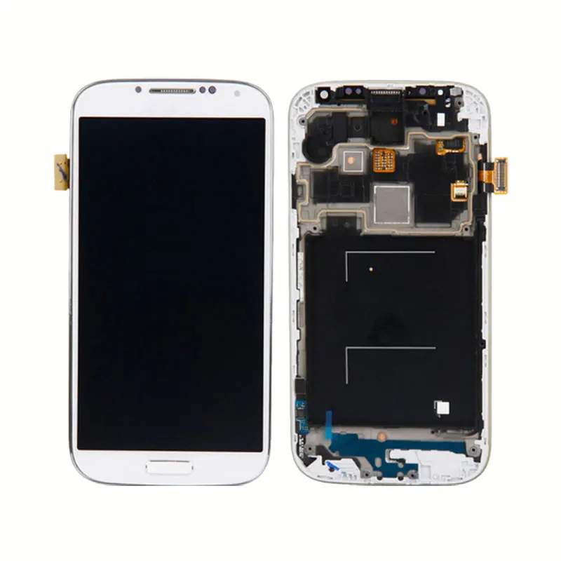 Для SAMSUNG Galaxy S4 i9505 ЖК-дисплей сенсорный экран дигитайзер I9500 i9505 ЖК-дисплей с рамкой для SAMSUNG S4 I9500 дисплей
