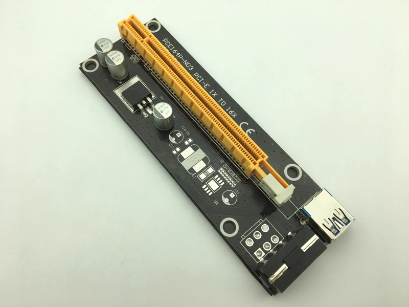 Карта расширения PCI Express, 60 см, 1x до 16x USB 3,0 SATA к 4Pin