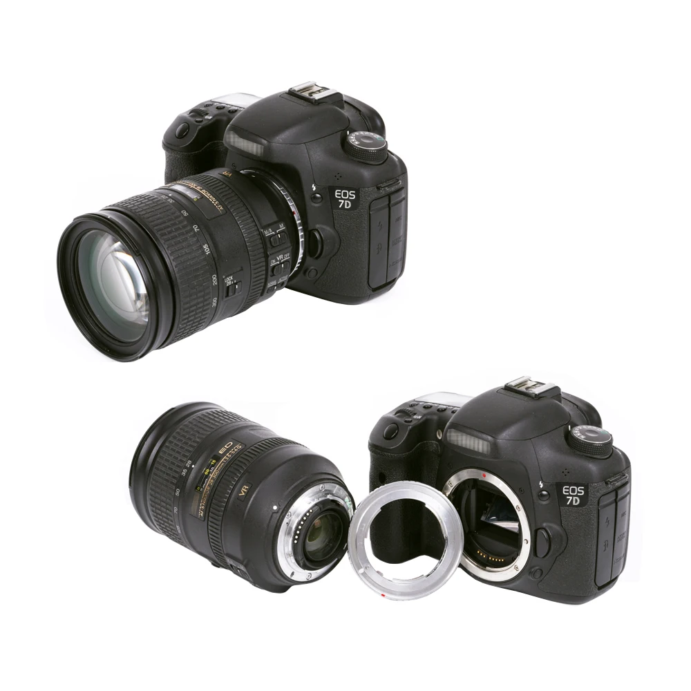 Кольцевой адаптер для объектива фотоаппарата Nikon AI AI-EOS F | Электроника