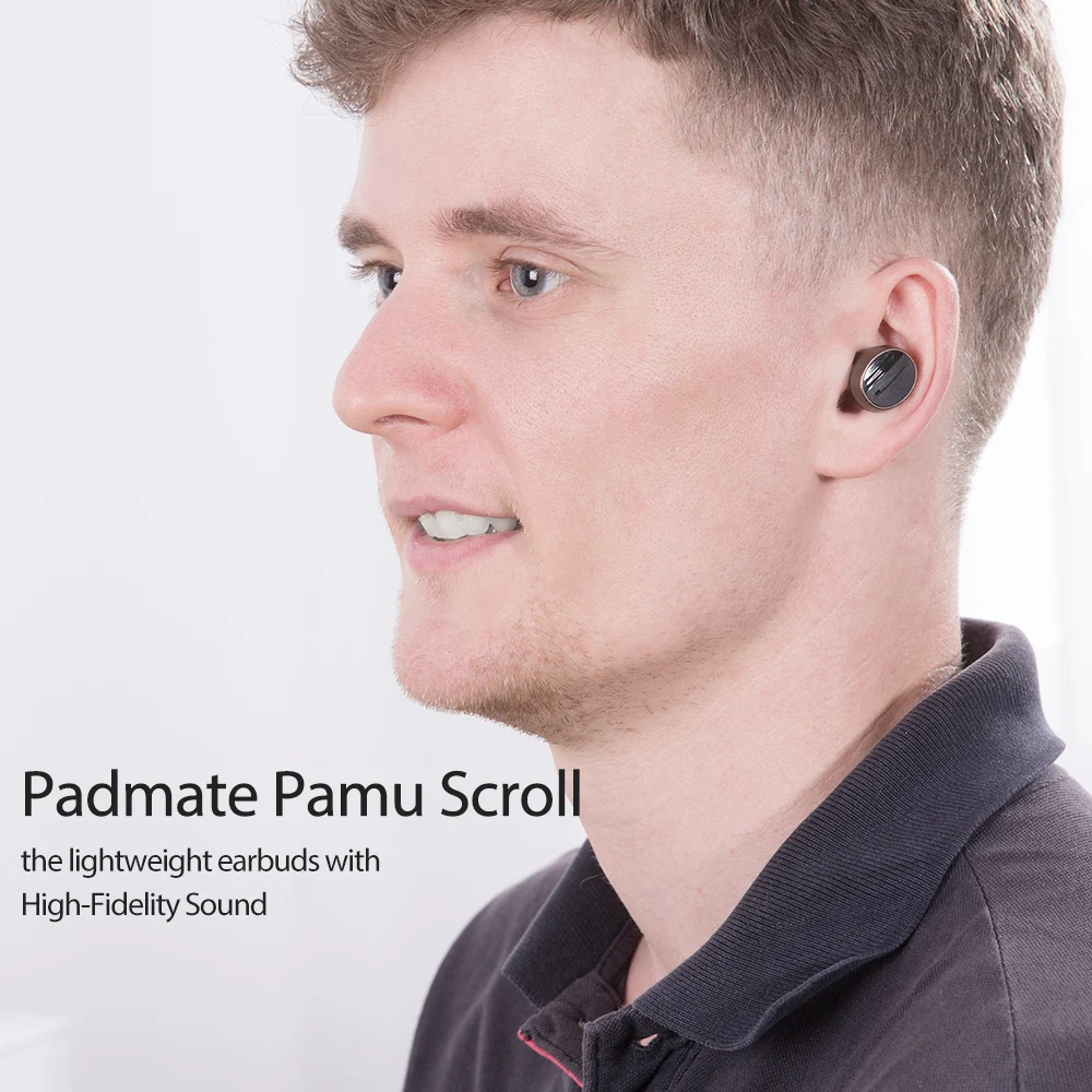 Padmate PaMu scall True беспроводные наушники Bluetooth 5,0 TWS наушники-вкладыши Hifi наушники водонепроницаемые наушники fone de ouvido