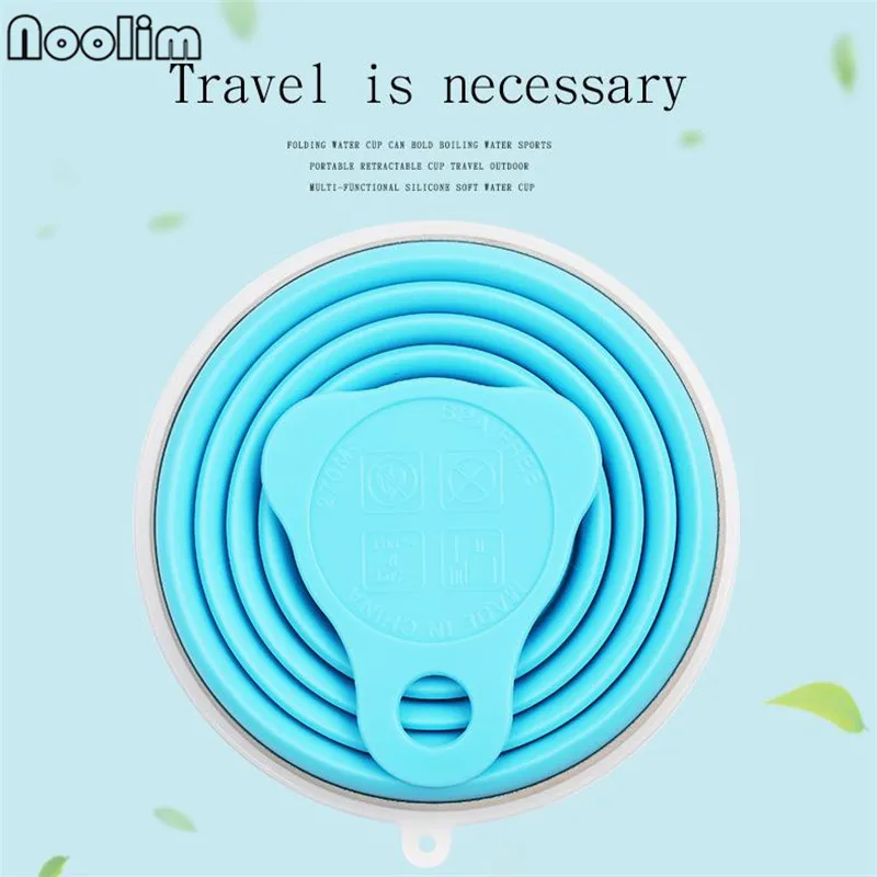 Большая емкость силиконовая чашка для путешествий складные кофейные чашки с
