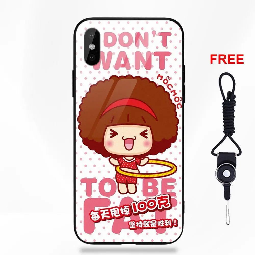 Силиконовые ТПУ оправа закаленное стекло чехол Mocmoc мультфильм мусс для Apple IPhone X XS