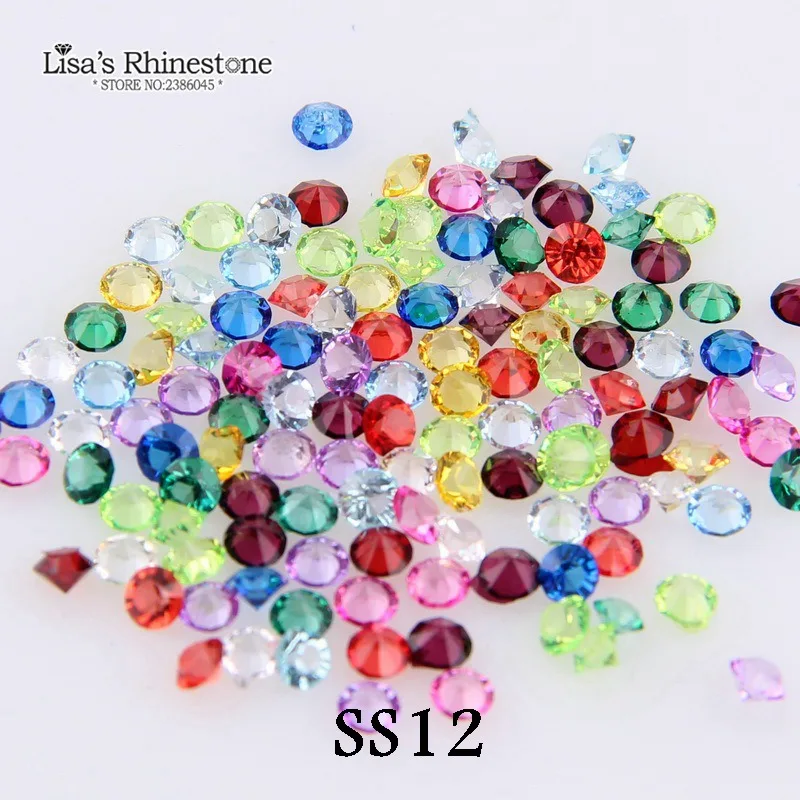 Смешанные цвета Стразы для дизайна ногтей 3D глянцевые овальные DIY маникюра