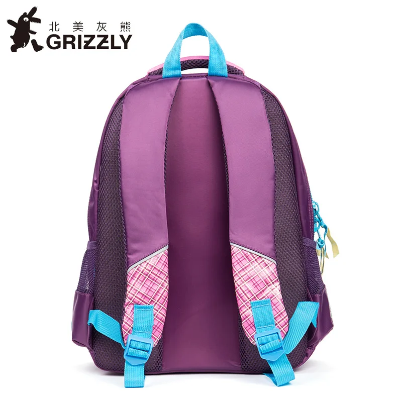 Детский Школьный рюкзак GRIZZLY для девочек милые школьные сумки собак