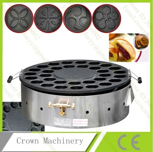 Вращающийся на сжиженном газе гриль для торта с красной фасолью машина закусок