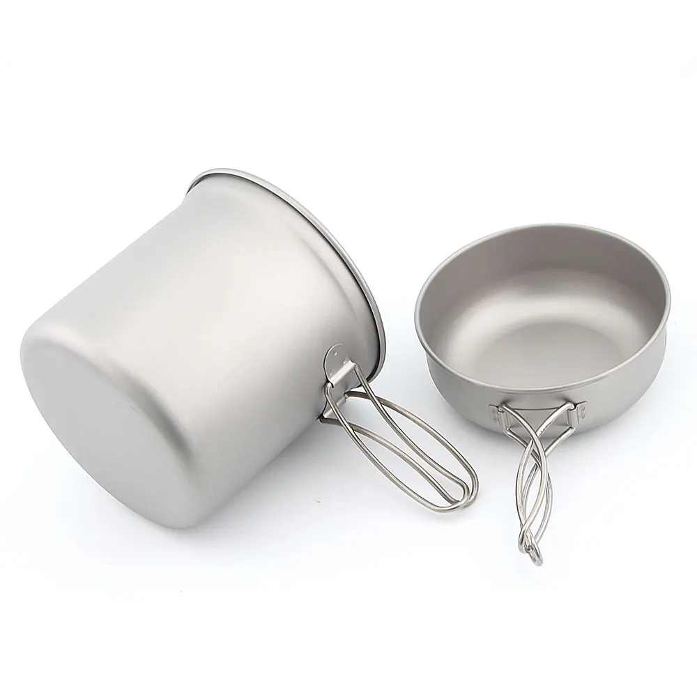 Keith Ti6051 Титановая посуда горшок для кемпинга на открытом воздухе Сверхлегкая 400 +